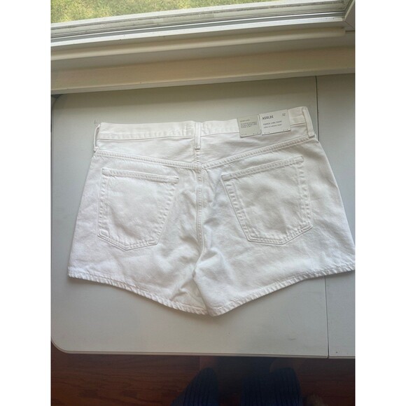 Agoldie Women's Jean Shorts Plus Size 32 (14) Parker Long Denim Short Dough NEW - Picture 11 of 11